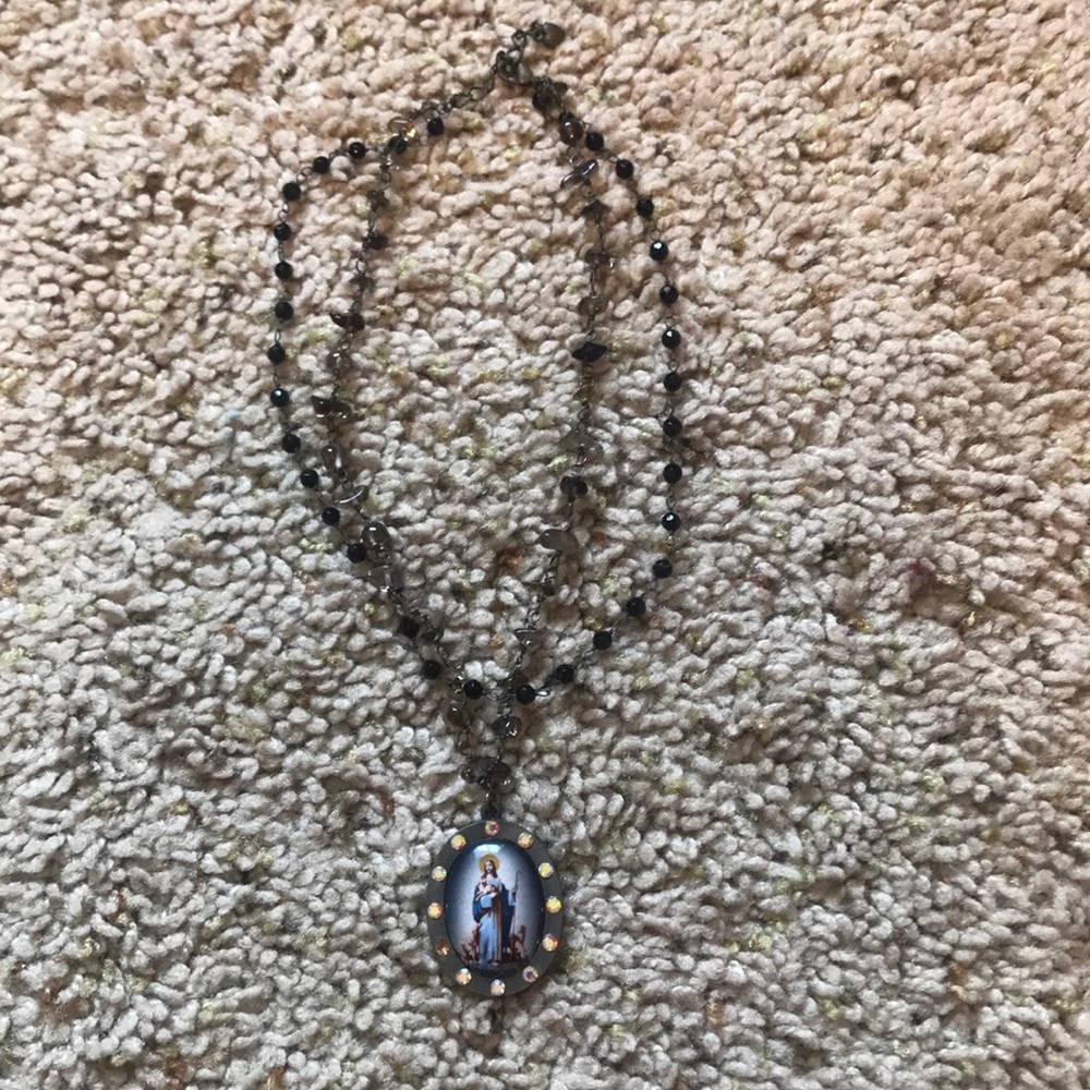 Rosary style necklace